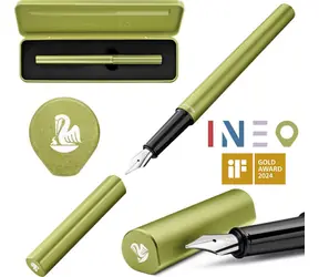 Pelikan Ineo Elements P6 M Frühlingsgrün / Füllfederhalter / Edelstahlfeder / Geschenkbox