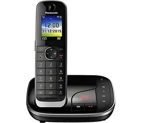 Panasonic Tischtelefon schwarz / Telefon / analog / einzeilig