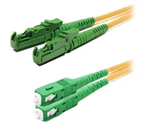 Xtendlan FO Patchkabel E2000/ APC-SC/ APC 1m / Optisches Patchkabel / 9/125 SM Duplex / G.652d / LS0H