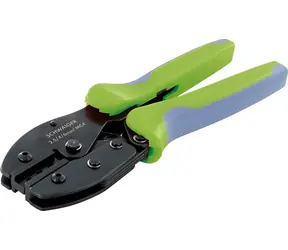 Schwaiger Crimpzange MC4 Solarstecker / Crimpzange / 2,5-6 mm / Metall / Gummigriffe