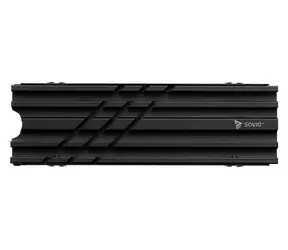 Savio AK-60 schwarz / Passiver Kühler / für M.2 2280 NVMe SSD / Schraubendreher im Lieferumfang enthalten