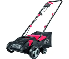 Scheppach SC32 / Elektrischer Vertikutierer / 1500 W / 32 cm Breite / 30-l-Korb