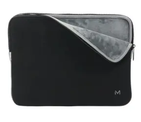 Mobilis Skin Sleeve 12,5-14 Zoll, schwarz & grau / Laptoptasche / Memory-Schaum / Kratz- und stoßfest