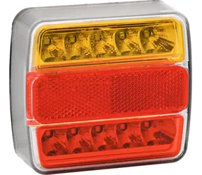 Compass -LED-Kombinationsleuchte / Taschenlampe / 12 V / Blinker, Bremslicht, Umrissleuchte, Kennzeichenbeleuchtung / E4-Homologation