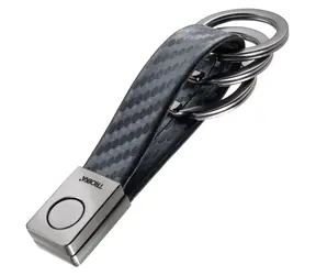 TROIKA Twister Carbon / Schlüsselanhänger / Carbon-Optik