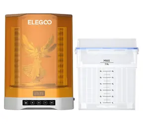 ELEGOO Mercury PLUS 3.0 / Wasch- und Härtungsstation / IPA-Behälter 7,5 l / UV-Härtung / Drehtisch / 48 W