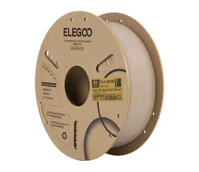ELEGOO PLA Holzfilament Hell-Eiche / 3D-Druckerfilament / PLA / 1 kg