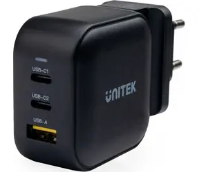 Unitek P1108AWH weiß / Ladegerät / 1x USB-A / 2x USB-C / 3,25 A