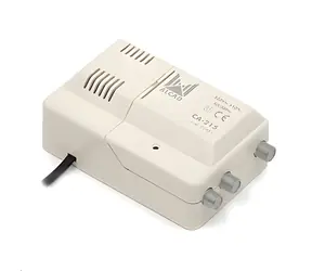 Alcad CA-215 / TV-Signalverstärker / VHF/UHF / 1 Eingang / 2 Ausgänge