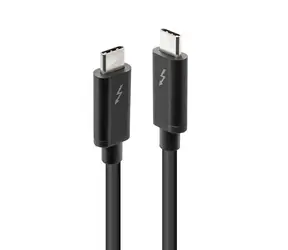 Lindy 41556 schwarz / Thunderbolt 3-Kabel / 20 Gbit/s / passiv / 1 m