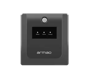 Armac Home H/1000E/LED schwarz / USV-Notstromversorgung / Line-Interactive / 1000 VA / 650 W / 4X 230 V