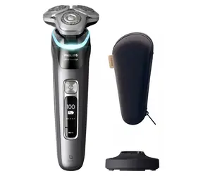 Philips i9000 Prestige XP9202/10 grau / Rasierer / Trocken- und Nassrasur / SkinIQ / Bluetooth / 60 Minuten Akkulaufzeit