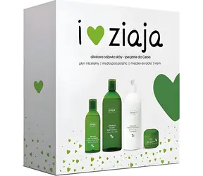 Ziaja Olive Pflegeset / Kosmetikset / Seife 500 ml / Milch 400 ml / Creme 50 ml / Mizellenwasser 200 ml