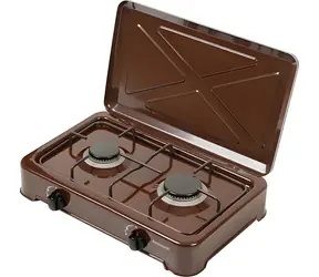 Ravanson K-02BR Bronze / Kochfeld / Gas / 2 Brenner / Tischgerät