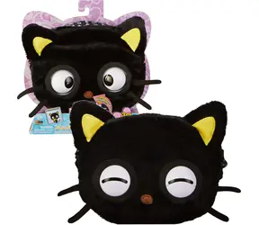 Spin Master Purse Pets Chococat schwarz / Interaktives Plüschtier / Geräusche und Musik / Tragegurt 107 cm / 5-12 Jahre