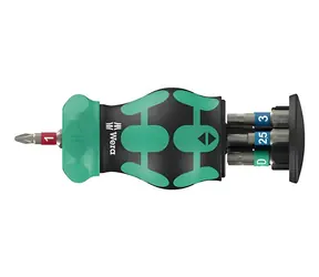 Wera Bicycle -Set 5 / Fahrrad-Bit-Set / 7-teilig / Edelstahl / Magnethalterung