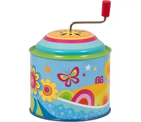 GOKI Spieluhr Sonne / Melodie Du bist mein Sonnenschein / Metall / O 7,8×10,5 cm / 1+