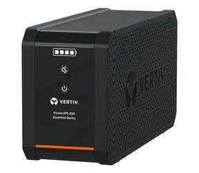 Vertiv PowerUPS 200 Essential schwarz / USV / Line-Interactive / 600 VA / 315 W / 4X Schuko