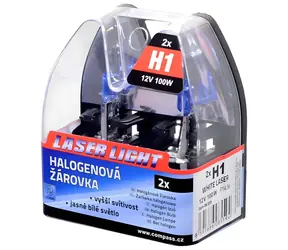 Compass H1 Weißlaser 12V 100W / Autolampe / P14.5s / 2 Stück