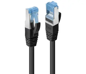 Lindy Cat6a S/FTP PIMF schwarz 1,5 m / Patchkabel / RJ45-RJ45 / 500 MHz