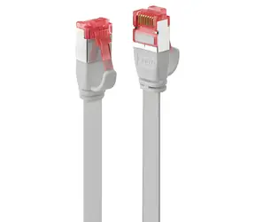 Lindy Cat6 Flachbandkabel, grau / Patchkabel / U/FTP / RJ-45 / 5 m