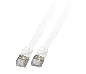EFB U/FTP Cat6A 3 m grau / Flaches Patchkabel / RJ-45 / PVC / 10 Gbit/s