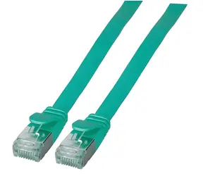 EFB U/FTP Cat6A 5 m grünes Flachbandkabel / RJ-45 / PVC / 10 Gbit/s