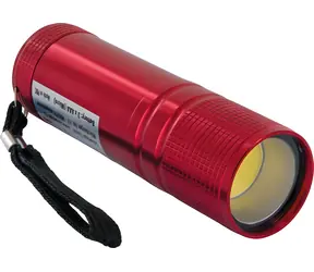 Schwaiger Mini LED rot / Taschenlampe / 90 lm / COB-LED / Reichweite 12 m / IPX4