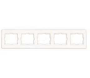 Schneider Electric AYA5800921 Anya weiß / Rahmen / Fünf-Wege