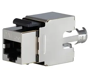 Solarix Keystone CAT5E STP SXKJ-5E-STP-BK / RJ45-Stecker / geschirmt / schwarz