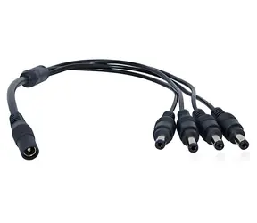 Xtendlan Stromverteiler 1:4 / Stromverteiler / DC Buchse 2,1 mm / Kabel 1,5 mm/0,3 mm