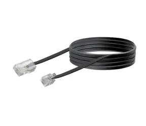 Schwaiger RJ-11 - RJ-45 schwarz / Telefonkabel / 6P2C - 8P2C / 3 m
