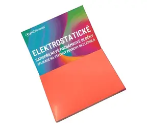 Fellowes Symbionotes rot / Notizblock / elektrostatisch / 190 x 100 mm / 100 Stück