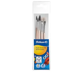 Pelikan Pi5/SB Starterset / Bürstenset / Holz / 5-teilig