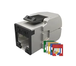 Solarix Keystone RAL FIT / Keystone-Stecker / CAT5E / STP / RJ45 / selbstschneidend