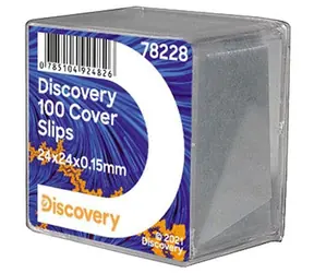 Discovery 100 Deckgläser / Mikroskop-Deckgläser / 100 Stück