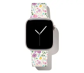 Ideal Uhrenarmband 38/40/41/42 S/M Full Bloom / Silikonarmband / für Apple Watch
