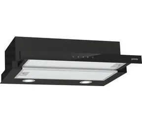 Gorenje TH64E4BG schwarz / Dunstabzugshaube / Kamin / 60 cm / 71 dB / Touch-Bedienung