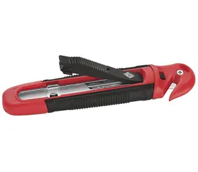 WEDO Sicherheits-Abbrechmesser / Mit Folienschneider / Einziehbare Klinge / TÜV