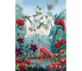 HEYE Puzzle Exotischer Garten: Vogelparadies / 1000 Teile / 50 x 70 cm