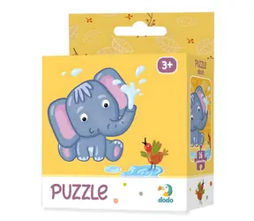 DODO Puzzle Elefant / 16 Teile / 22 x 22 cm
