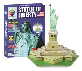 MAGIC PUZZLE 3D-Puzzle Freiheitsstatue / 30 Teile / 30 x 26 x 29 cm