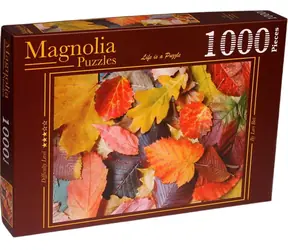 MAGNOLIA Puzzle Bunte Blätter / 1000 Teile / 68 x 48 cm