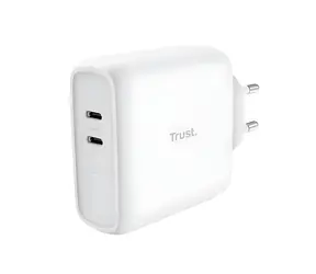 Trust Maxo 65W weiß / Ladegerät / 65W / 2x USB-C