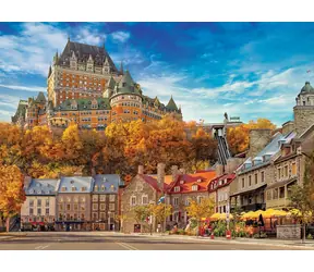 EUROGRAPHICS Puzzle Quartier Petit Champlain / 1000 Teile / 68 × 48 cm