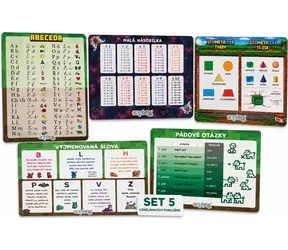 OXYBAG Lernkarten A4 Playworld / A4-Format / Vorschulkinder und 1. Klasse der Grundschule