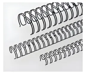 EuroSupplies Binderücken 12,7 mm schwarz / Binderücken / Ringbindung 3/1" / 81-100 Blatt / Packung mit 100 Stück