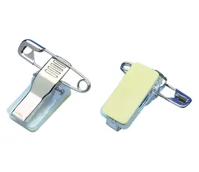 EuroSupplies Selbstklebende Krokodilklemme / Clip / 30 x 11 mm / 100 Stück