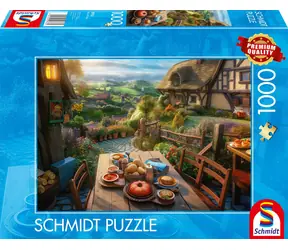 Schmidt Puzzle Frühstück mit Aussicht / 1000 Teile