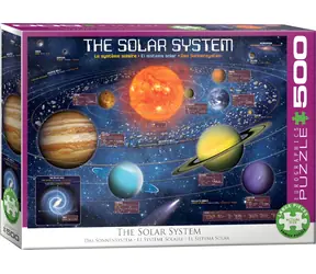 EUROGRAPHICS Puzzle Sonnensystem XL / 500 Teile / 68 x 48 cm